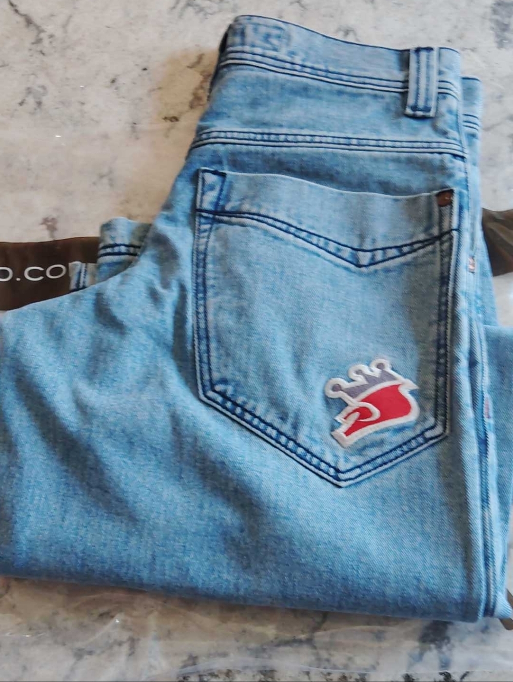 NWT JNCO Light Wash Wide Leg Jeans 28x30 - Picture 7 of 11